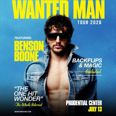 Benson Boone August 14th - Las Vegas