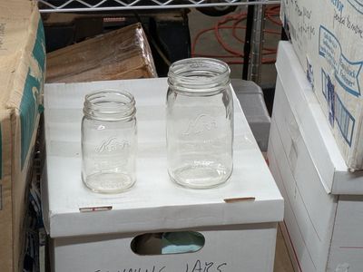 Bulk Canning Jars - Various Sizes, Wide & Regular Mouth (Quarts/Pints)