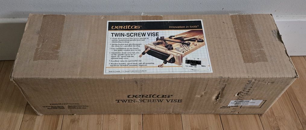 Veritas Twin Screw Vise New in Box