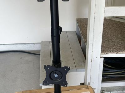 Dual Vertical Monitor Stand