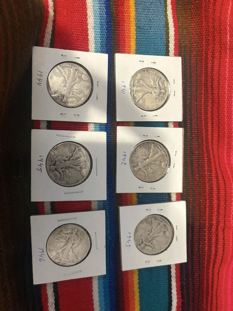 Walking liberty Half Dollars