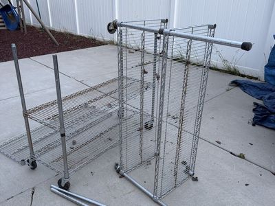 Metal shelving