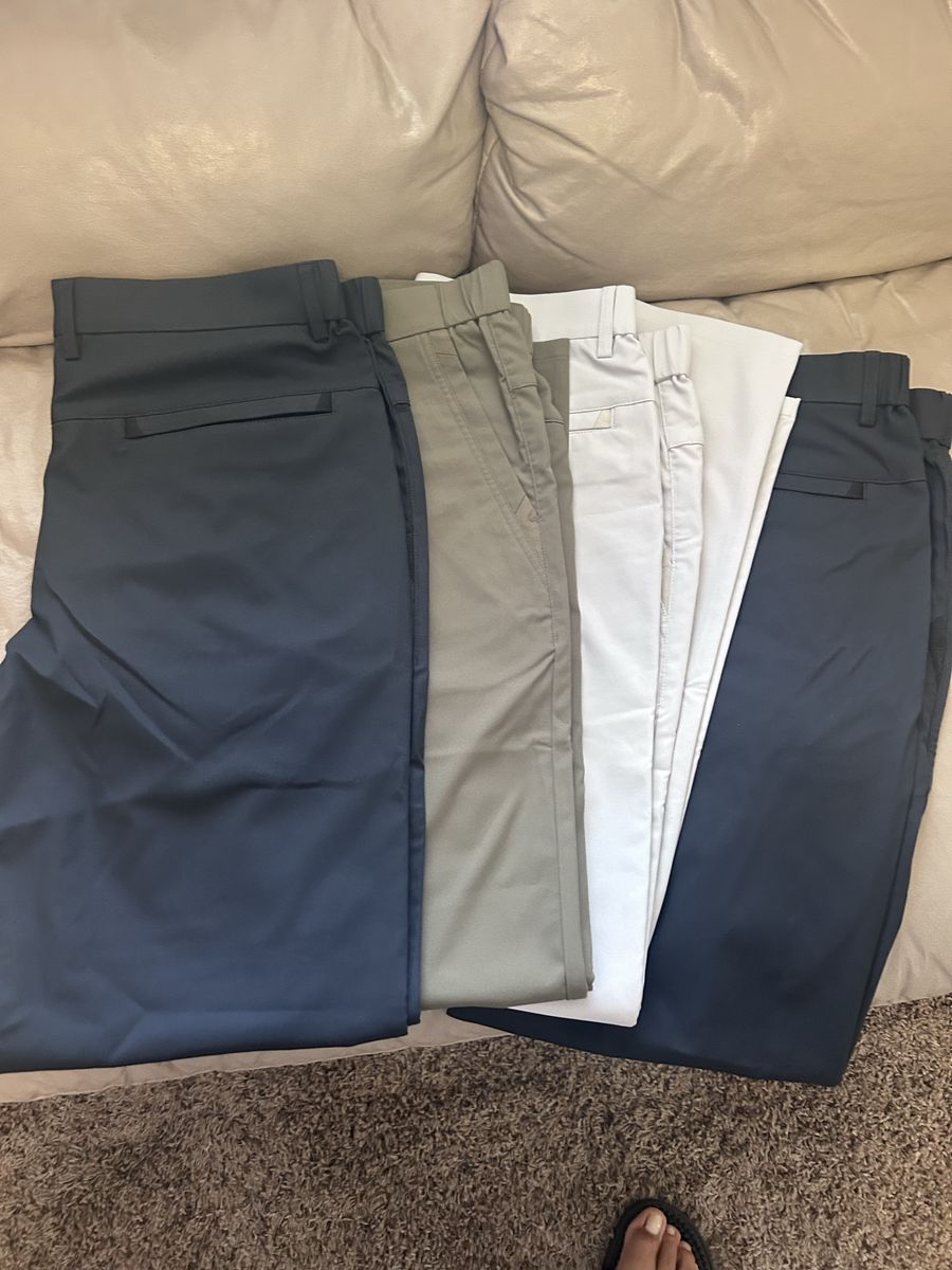 Jack Archer Mens Pants 4 Pairs Size 34x30 Black Green Gray