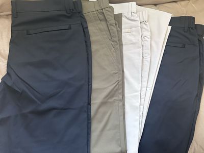 Jack Archer Mens Pants 4 Pairs Size 34x30 Black Green Gray