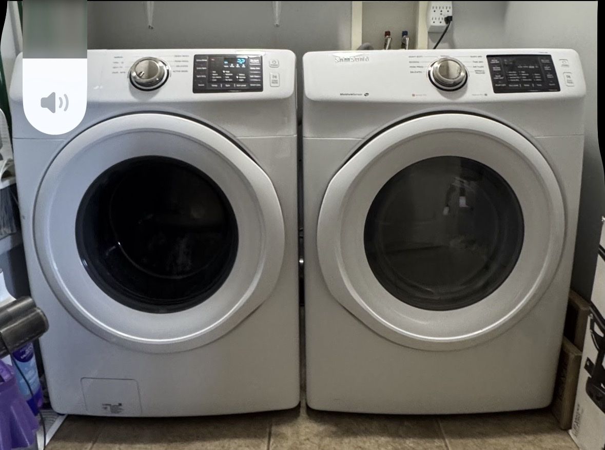 Samsung washer & dryer