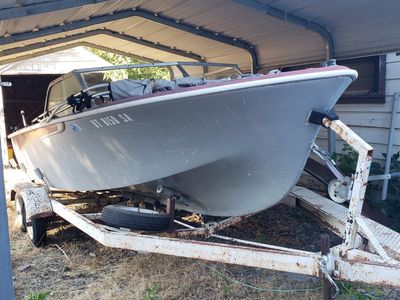Used Boat with Trailer - Ready for Restoration or Parts