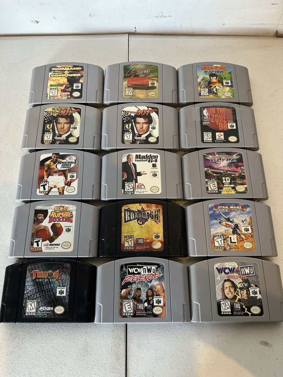 Nintendo 64 N64 Games