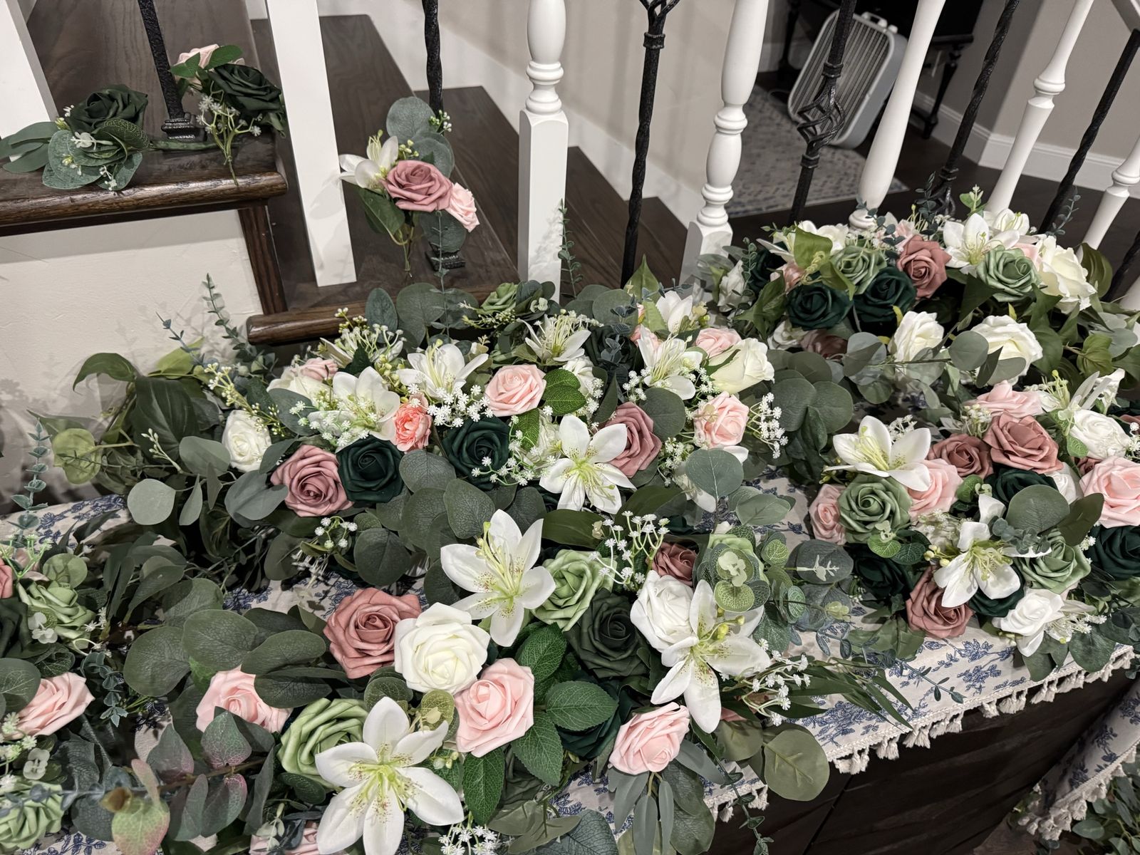 Assorted Artificial Wedding Floral Arrangements & Decor - Bouquets & Garlands, Bouts and more!