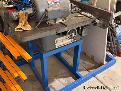 Rockwell Delta Table Saw on Roll around Stand