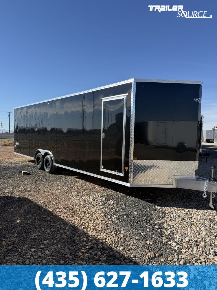8.5x28 Alcom Aluminum EZ Hauler XLT Trailer - 7'0" Interior - 10K GVWR - Ultimate Escape Door