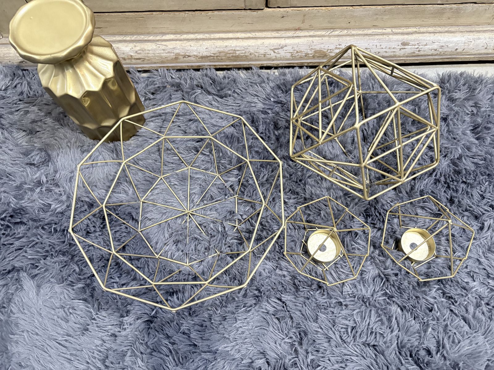 Gold Geometric Decor