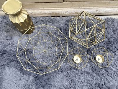 Gold Geometric Decor