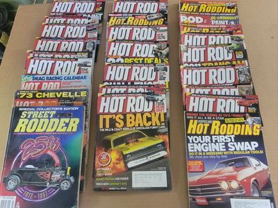 Hot Rod and Popular Hotrodding Magazines Lot - Assorted Issues