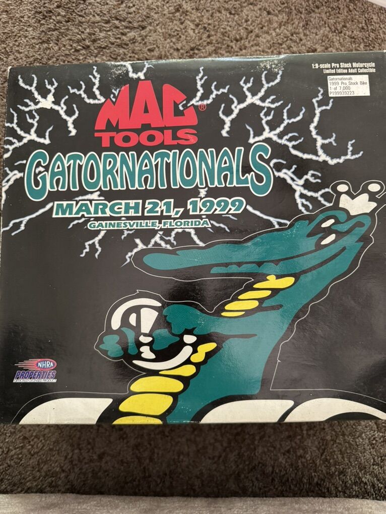 Mac Tools 1999 Gatornationals Pro Stock Bike