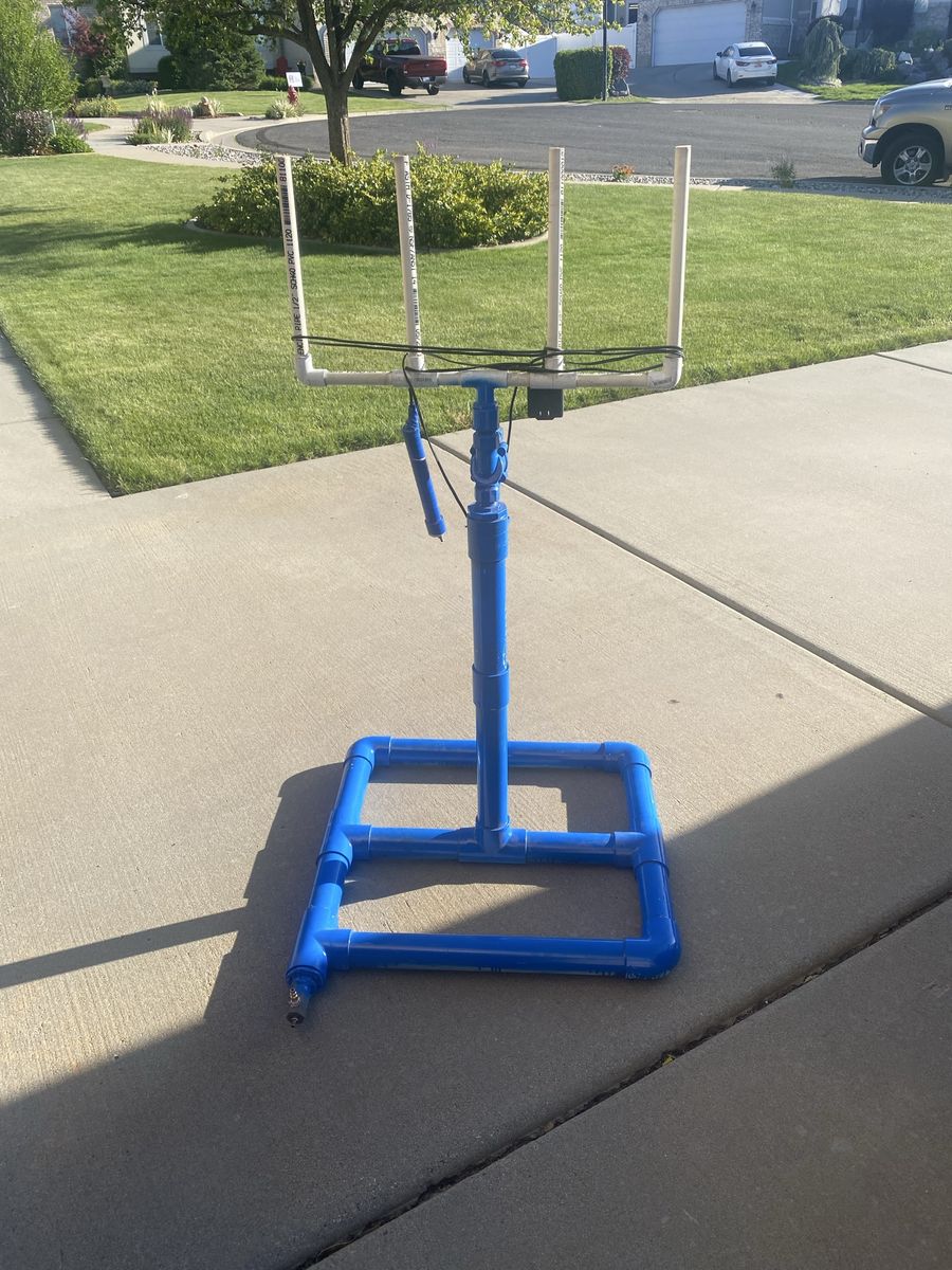 Air pressure paper rocket launcher