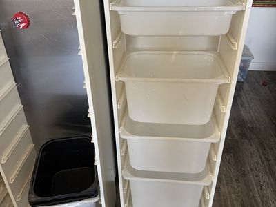 Childrens storage from Ikea (TroFast)