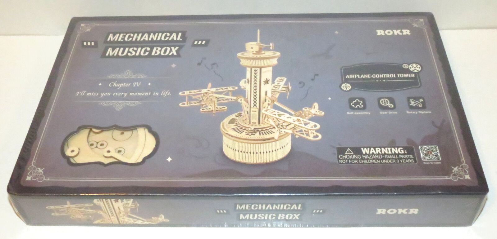 ROKR Mechanical Music Box - AIRPLANE CONTROL TOWER - New!