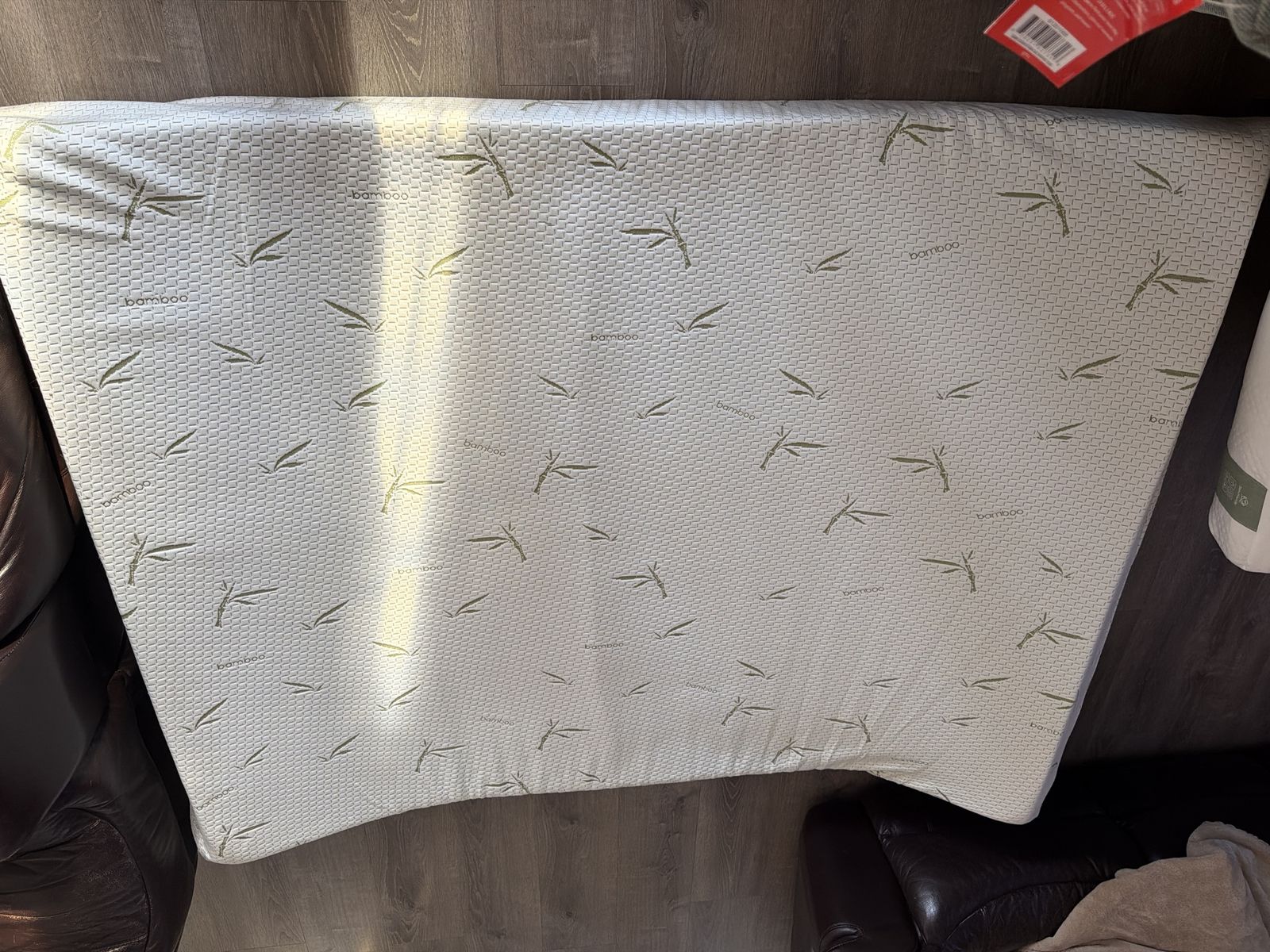 Queen Bamboo Leaf Pattern Foam Mattress - 60 W 79 L 
