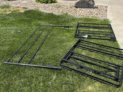 Metal Bed Frame Parts - Queen/Full Size (Assembly Required)