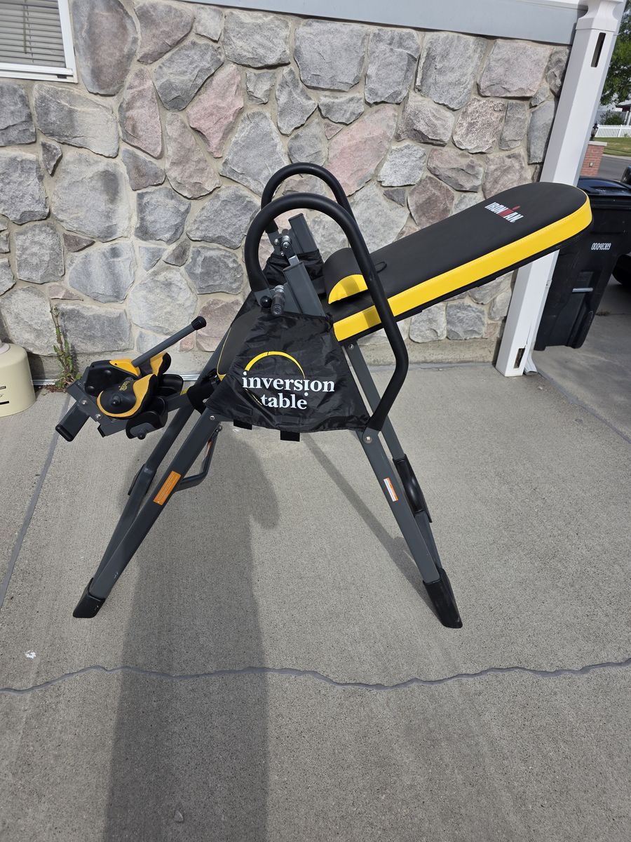 Ironman Abunda max weight inversion table
