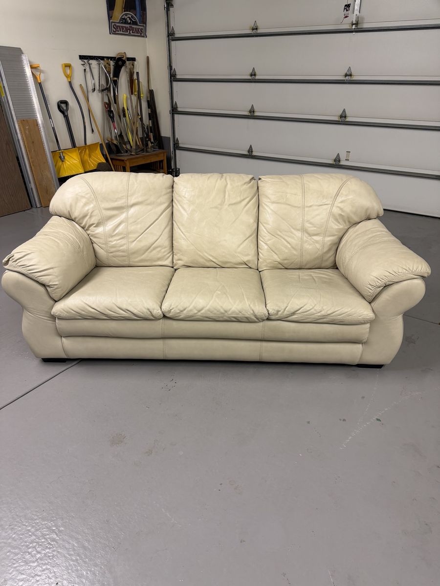 Italian Leather Couch