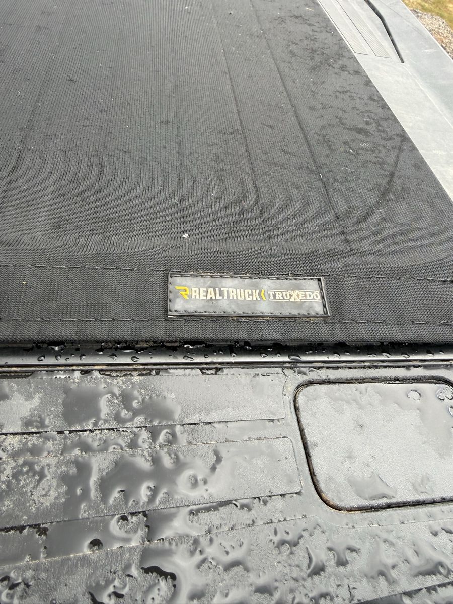 RealTruck TruXedo Tonneau Cover for 2024 Ford F350, 8 ft Bed, Black, Excellent Condition