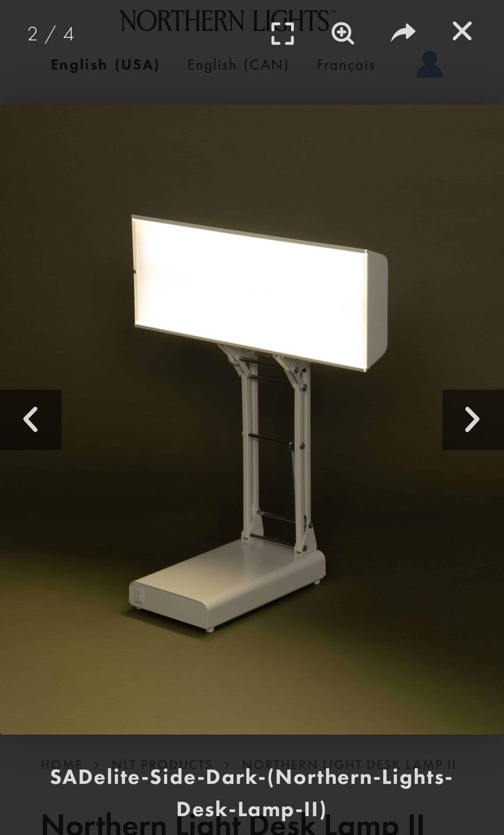 Northern Light Desk Lamp - NEW IN BOX
