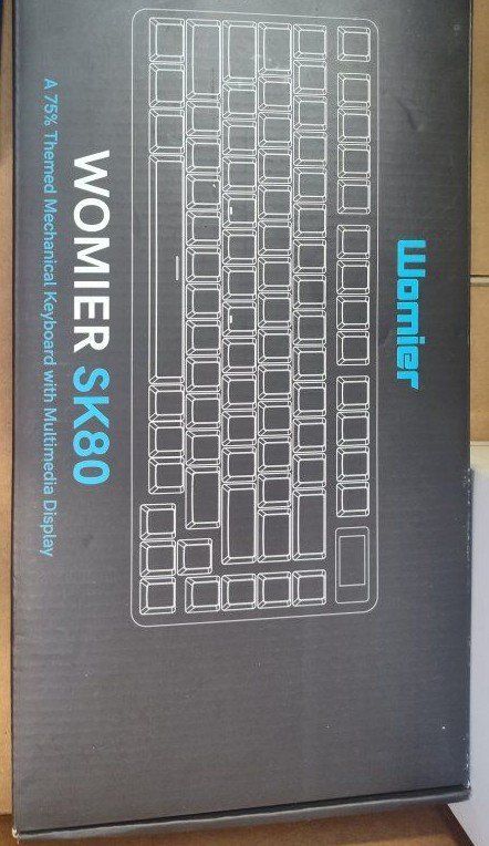 Womier SK80 Mechanical Keyboard - New in Box with Multimedia Display
