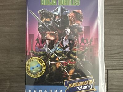Funko Blockbuster Rewind Teenage Mutant Ninja Turtles Leonardo Vinyl Figure