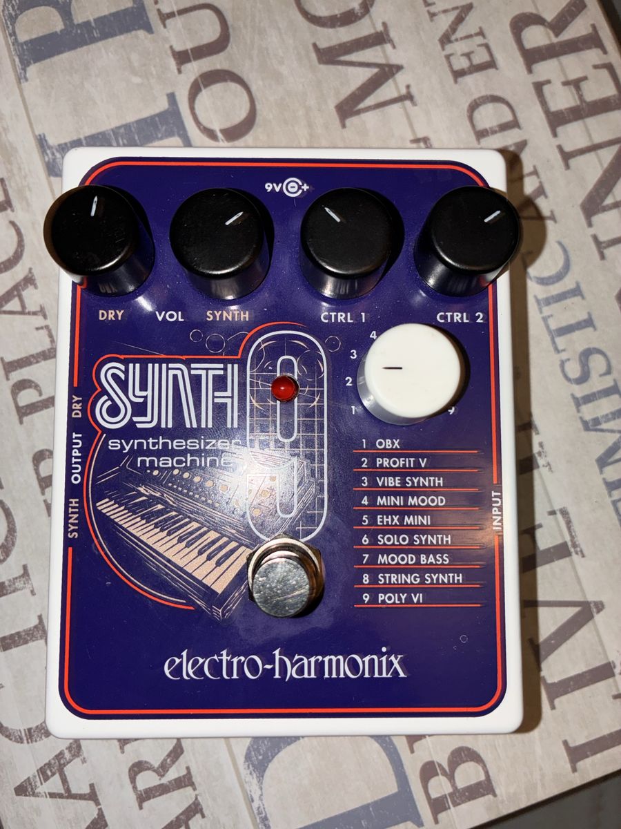 Electro-Harmonix SYNTH9 Synthesizer Effect Pedal for Guitar and Bass