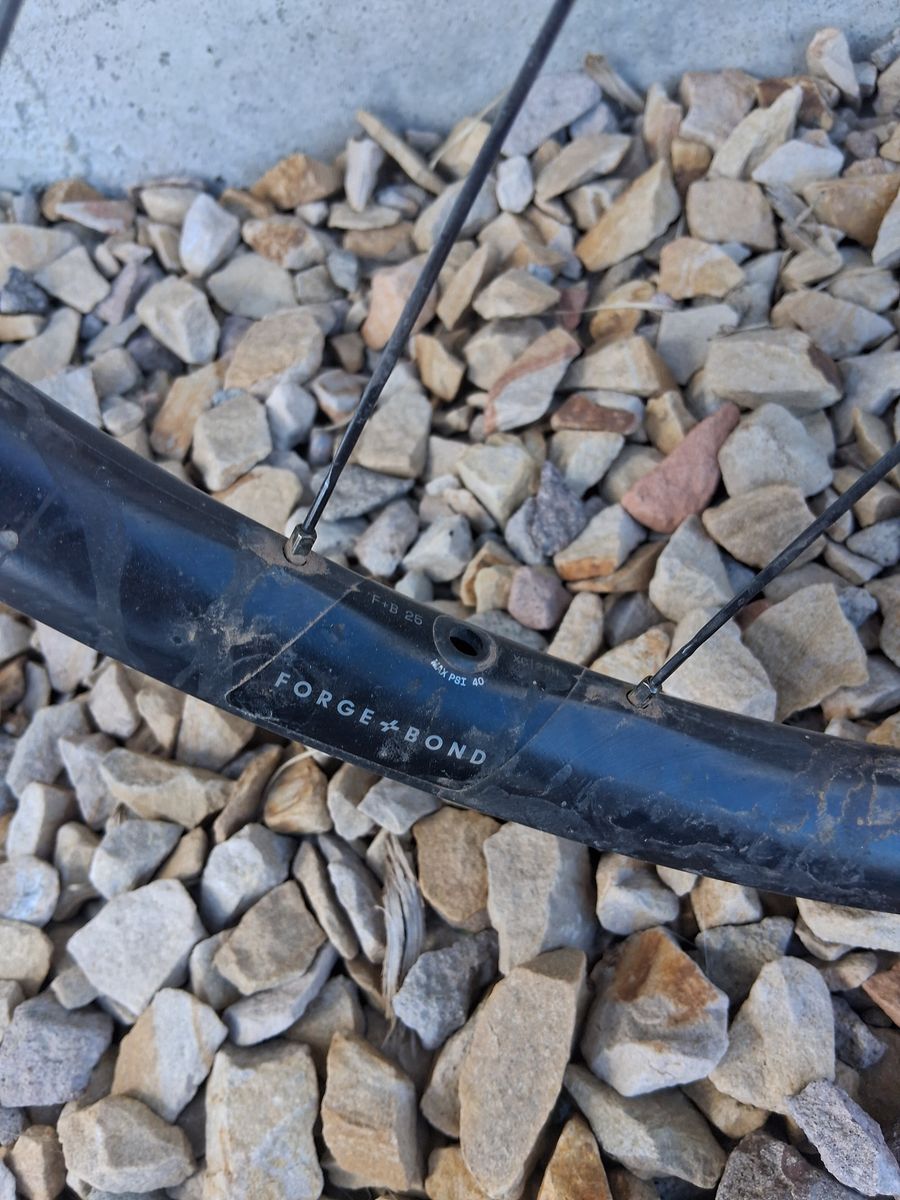 Broken forge and bond Wheel part out