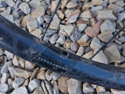 Broken forge and bond Wheel part out