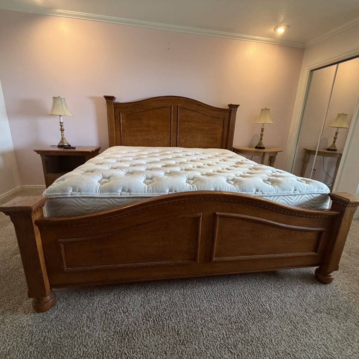 King size bed frame