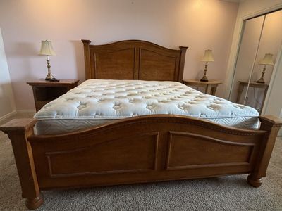 King size bed frame