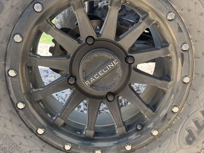 Raceline Matte Black UTV Wheels
