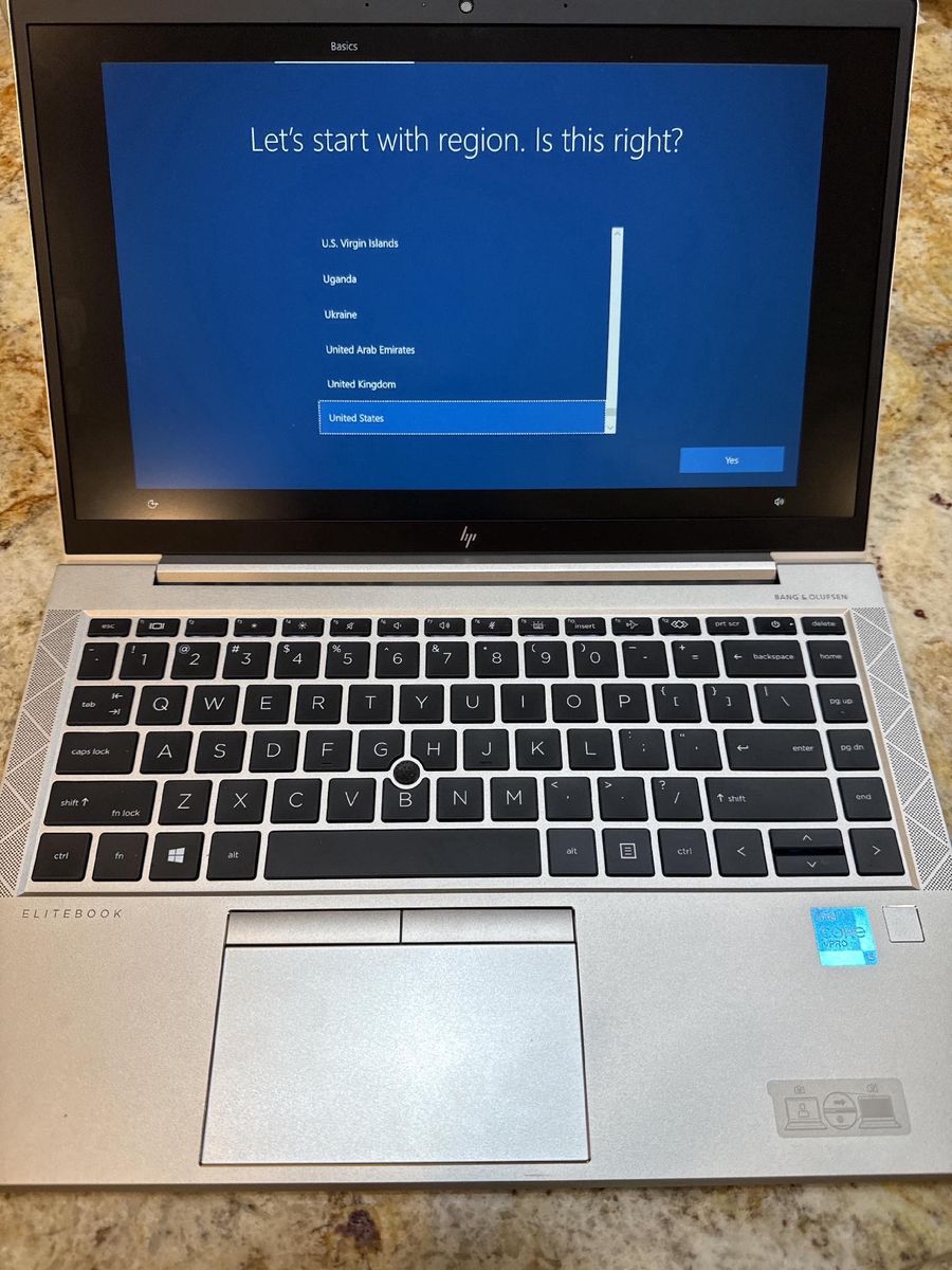 HP EliteBook Laptop 11th Gen Intel Core i5 16GB RAM Windows 10 Pro
