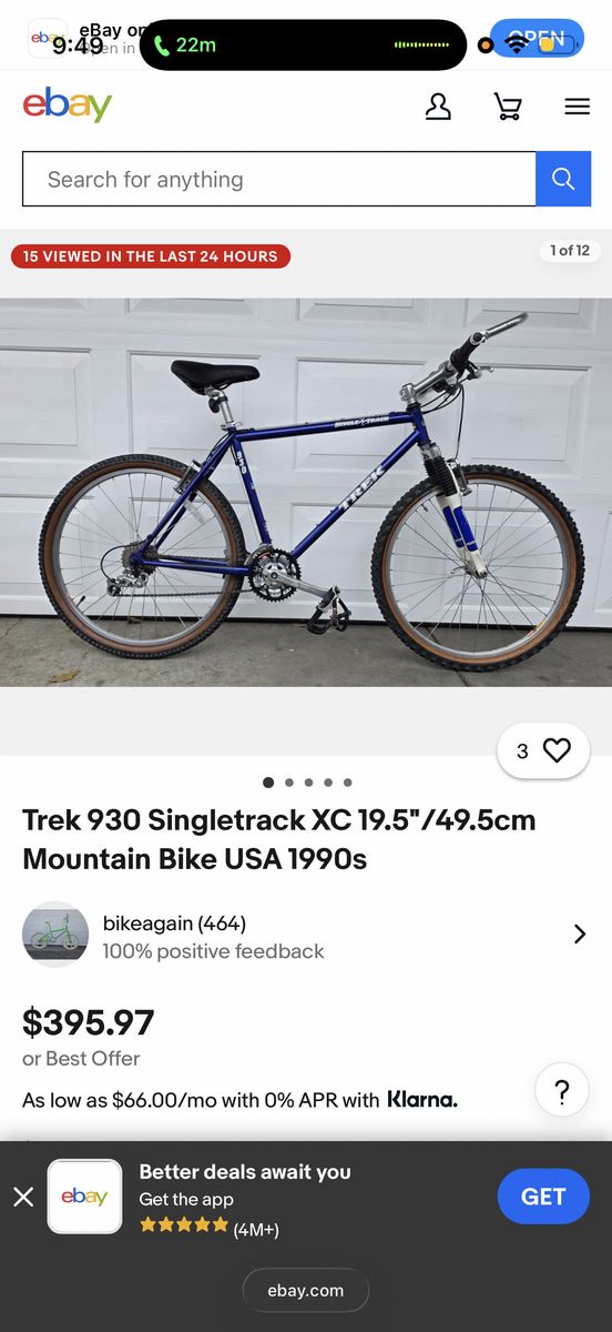 Trek 930 Single Track