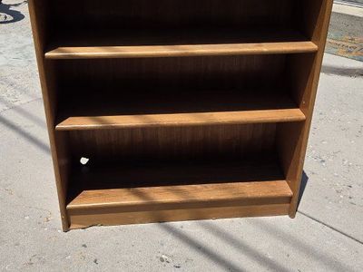 Wooden Bookcase, 3-Shelf, Light Brown