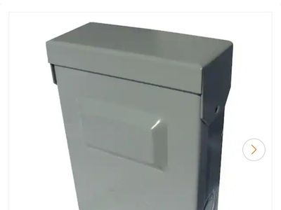 New Halex 60 Amp Non-Fusible Metallic AC Disconnect