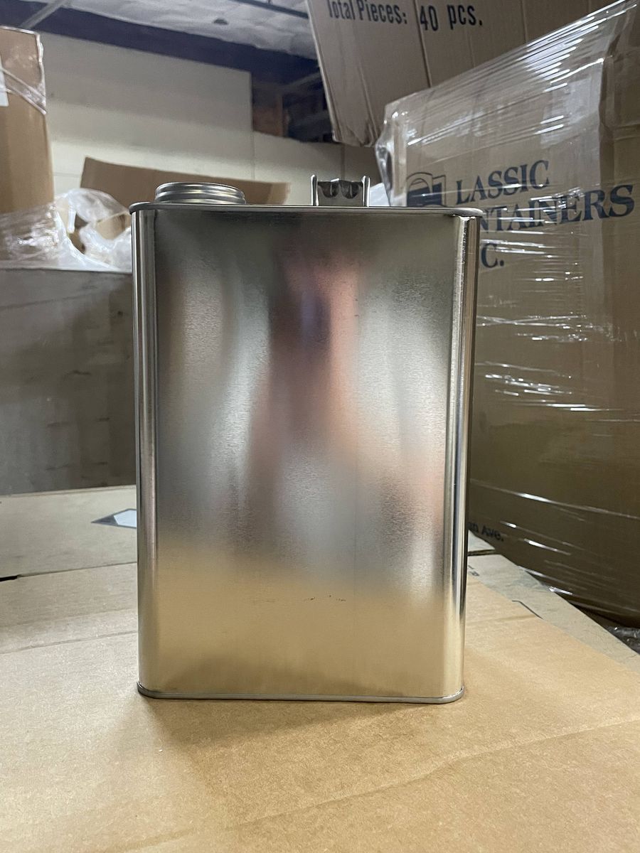1-Gallon Plain F-Style Metal Cans: 40 pieces