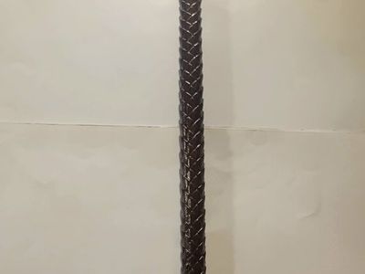 Nautical Style-Ornate Brass Screw On Head-Wood Walking Cane