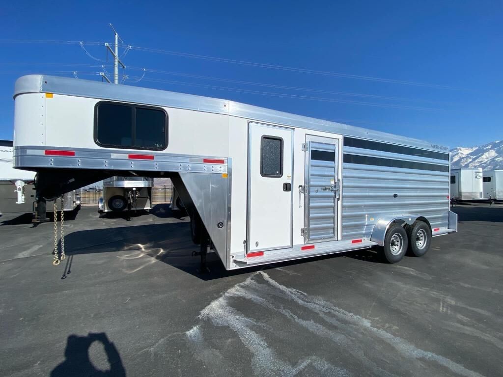 New 2025 Merhow Livestock Aluminum Stock Hauler, Built Tough