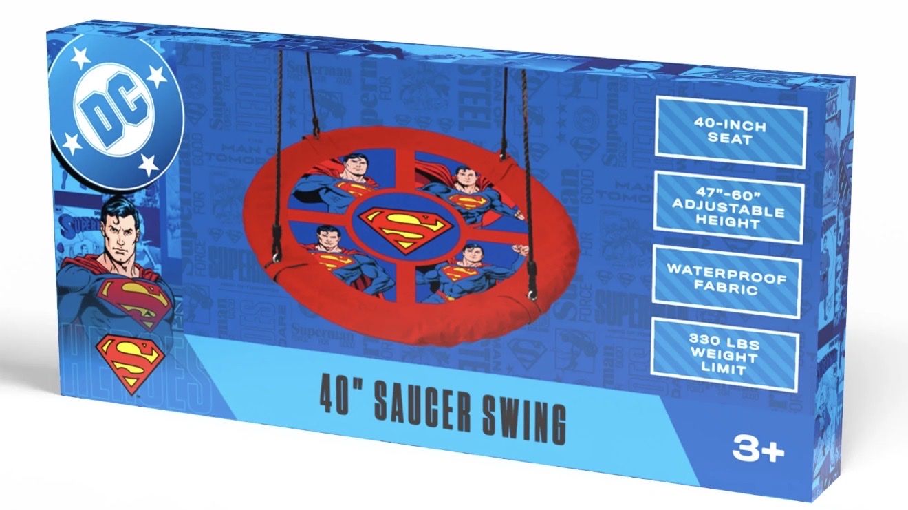 Superman 40” saucer swing