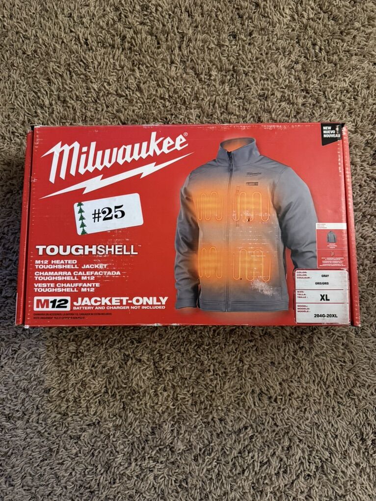 Milwaukee XL M12 Heated Jacket Toughshell XL