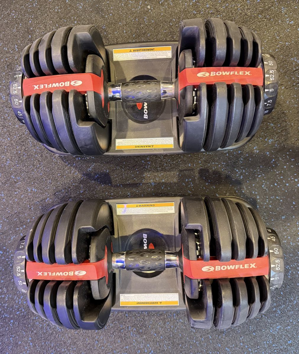 Pair Bowflex BD552 SelectTech Dumbbells 5-52.5 Lbs