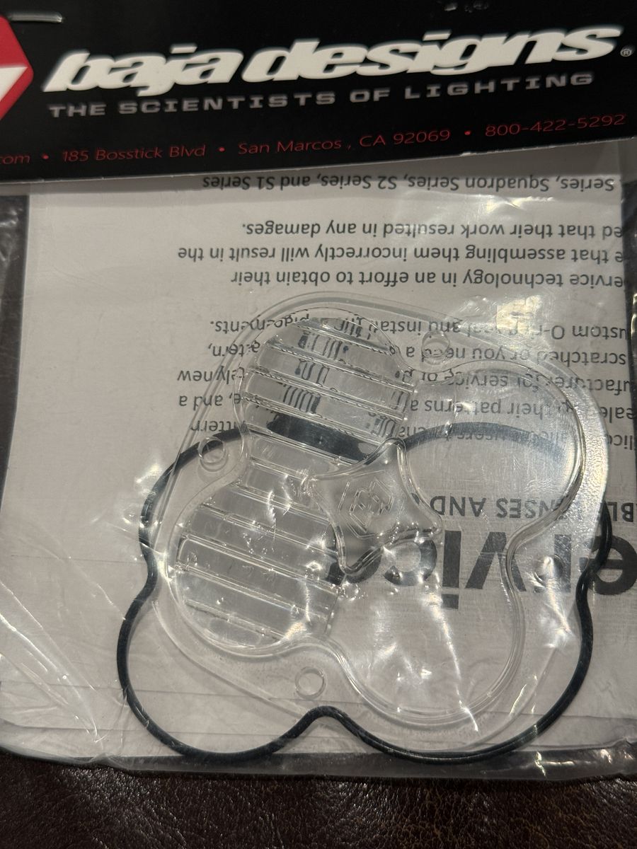 Baja Designs Squadron Pro lenses and gaskets