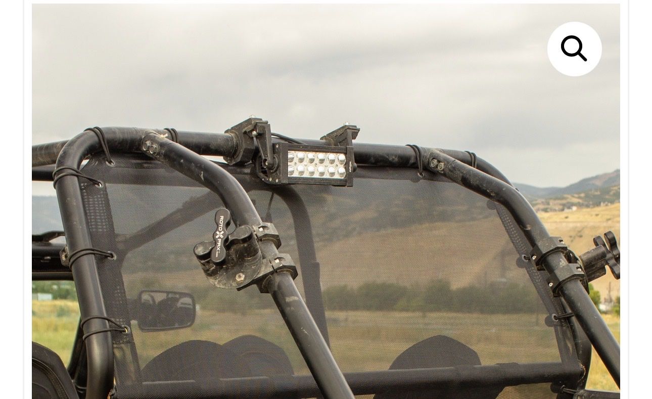 Rzr rear mesh panel. 2014-2023