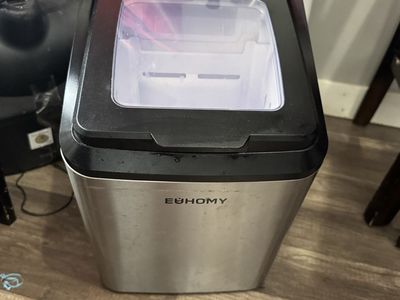 Euhomy Countertop Ice Maker - Stainless Steel Portable Ice Machine