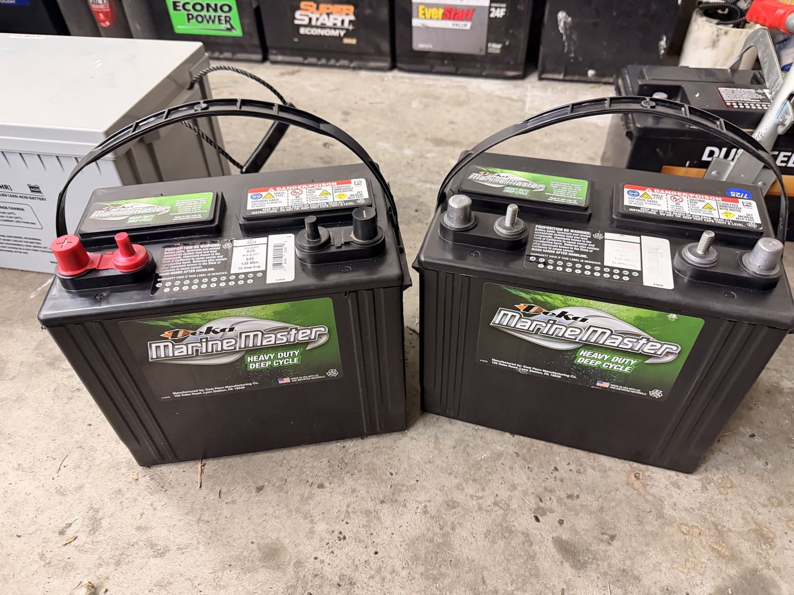 Battery’s Marine Deep Cycle Heavy duty