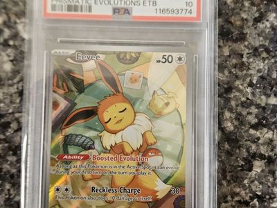 PSA 10 Gem Mint Eevee #173 Prismatic Evolutions ETB Pokemon Card